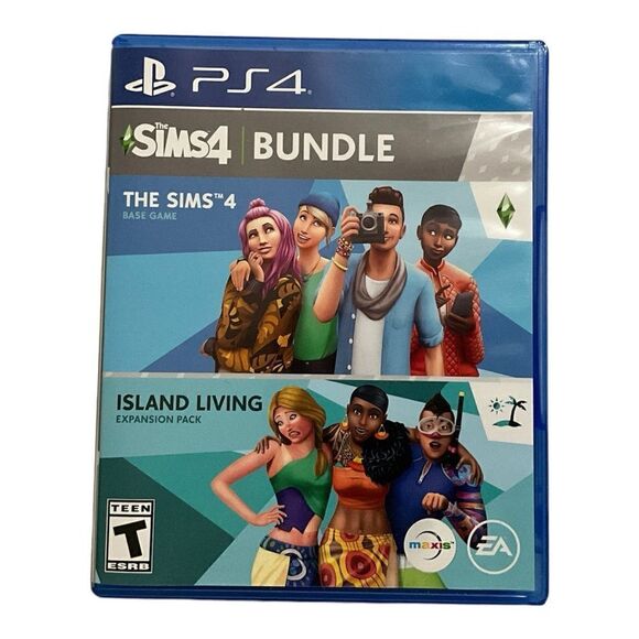 PS4 The Sims 4 Base Game and Island Living - Picture 1 of 2